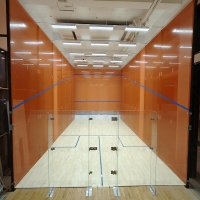 杭州橄欖樹學校兩套玻璃式壁球館